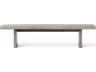 Brooks Bench 65-Inch Sandblasted Grey