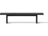 Brooks Bench 78-Inch Ebonized Black Solid Wood