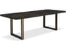Brooks Solid Wood Dining Table Ebonized Live Edge