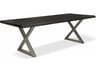 Brooks Dining Table Live Edge Ebonized Acacia Wood