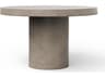 Circa Mixx Counter Height Dining Table Round Concrete