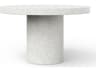 Mixx Ivory Terrazzo Concrete Round Counter Table