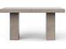 Mixx Dark Grey Concrete Rectangular Counter Table