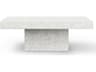 Mixx Ivory Terrazzo Concrete Rectangular Coffee Table