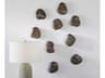 Pebbles Walnut 3D Wall Art Set of 9