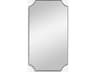 Lennox Satin Black Rectangular Wall Mirror