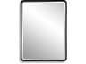 Crofton Satin Black Rectangular Wall Mirror