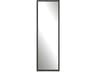 Serna Satin Black Rectangular Wall Mirror