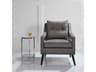 O'Brien Gray Fabric Tufted Accent Chair