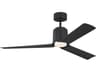 Peel 52 inch Smart LED Ceiling Fan in Midnight Black