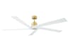 Aspen 70 Inch Ceiling Fan in Burnished Brass Modern