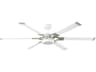 Loft 62 Inch LED Ceiling Fan in Matte White