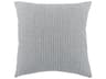 Camille Ash Blue Throw Pillow