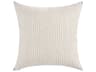 Camille Natural Beige Throw Pillow