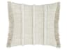 Lucera Beige Throw Pillow