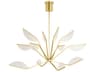 Belterra 48 Inch Chandelier Natural Brass Linear Suspension Light