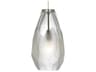 Briolette Pendant Light Frosted Glass