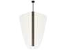 Nyra 42 Inch Chandelier in Nightshade Black