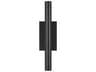Chara Outdoor Wall Sconce Black LED