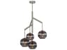 Sedona 4-Light Satin Nickel Globe Chandelier