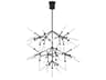 Spur Grande LED Chandelier in Matte Black