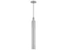 Sottile 1-Light Polished Stainless Steel Cylinder Mini Pendant