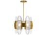 Wythe 6-Light Plated Brass Chandelier