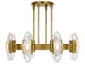 Wythe 8-Light Plated Brass Chandelier