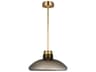 Morgan 1-Light Brass Pendant