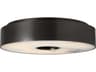 Wyllis 1-Light Bronze Round Flush Mount