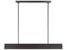 Pench 1-Light Dark Bronze Linear Island Pendant
