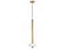 Laurel 1-Light Natural Brass Mini Pendant