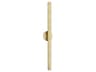 Ebell 2-Light Natural Brass Wall Sconce