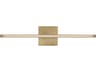 Serre 24 Inch Bath Vanity Light in Natural Brass