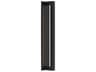 Stagger Outdoor Wall Sconce Black LED