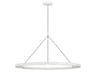 Cloak 1-Light Matte White Round Pendant