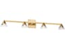Midrand 4-Light Brass Vanity Light