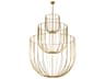 Sanchi Three-Tier Chandelier Hand-Hammered LED