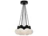Mina 7-Light Black LED Pendant