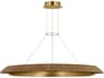 Noa 1-Light Hand Rubbed Antique Brass Natural Pendant