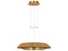 Noa 1-Light Hand Rubbed Antique Brass Natural Pendant