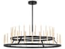 Sagrada 52-Light Bronze Tiered Chandelier