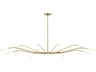 Lajos 10-Light Brass Chandelier
