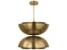 Shanti Extra Large LED Pendant Natural Brass
