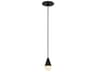 Cupola 1-Light Nightshade Black Mini Pendant