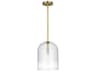 Leano 1-Light Brass Mini Pendant