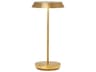 Tepa Rechargeable Table Lamp in Natural Brass