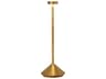Moneta Rechargeable Table Lamp in Natural Brass