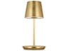 Nevis LED Table Lamp Hand Rubbed Antique Brass