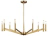 Vector Chandelier 9 Light Mid-Century Modern